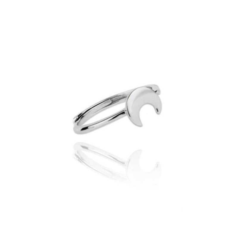 Moon Silver Ring