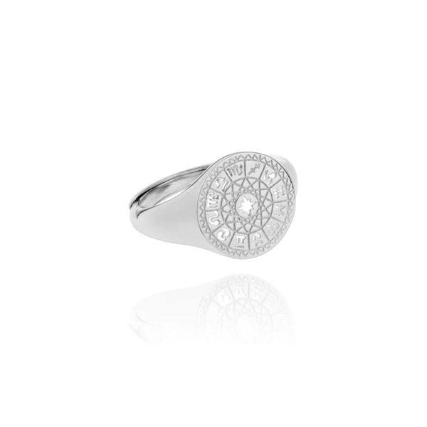 Zodiac Silver Ring