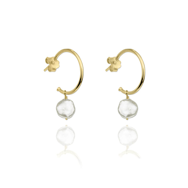 <transcy>Pendientes Costa d'Hort Chapado en Oro </transcy>