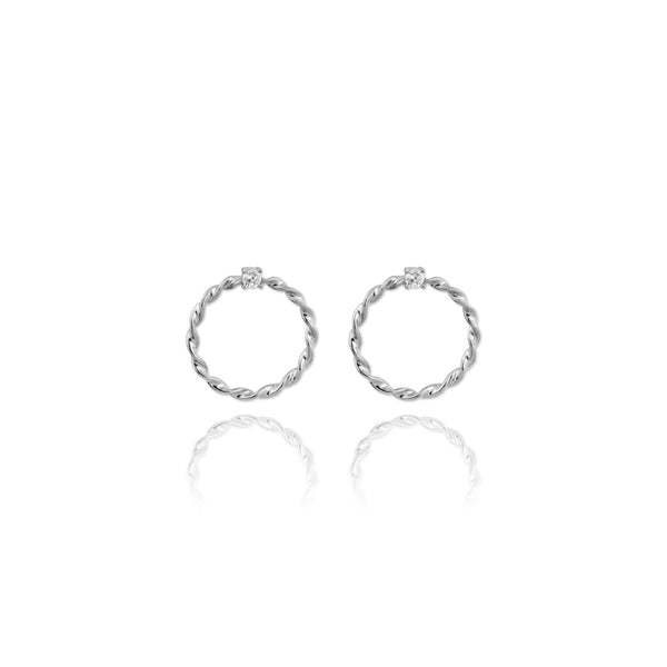 Ascen Silver Earrings