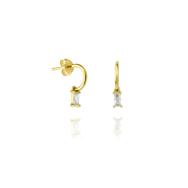 <transcy>Jimena Pendientes Chapados en Oro</transcy>