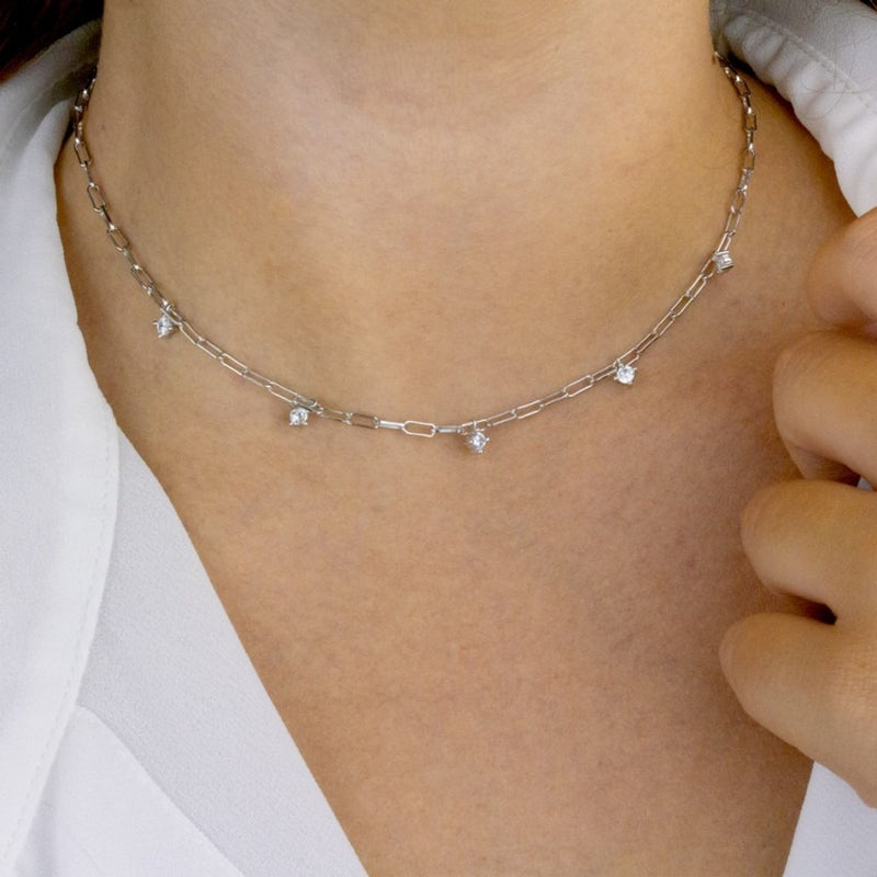 Leti Silver Necklace