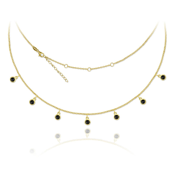 <transcy>Collar "Siete Lunas" Chapado en Oro</transcy>