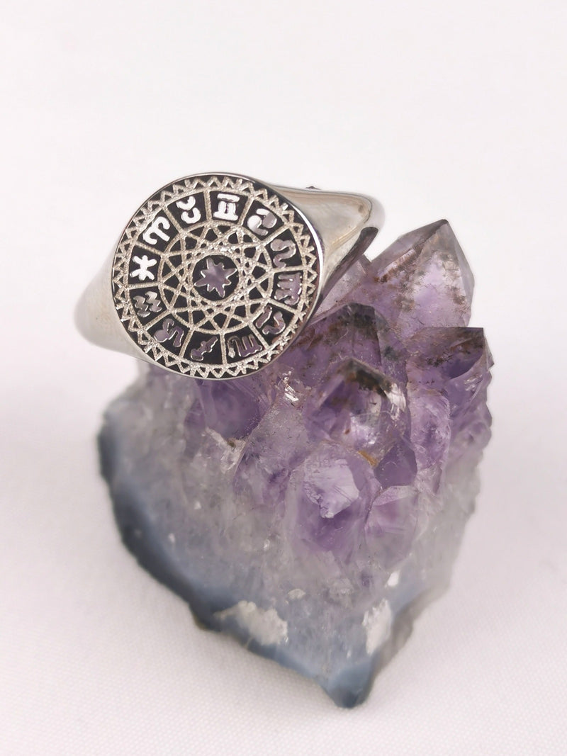 Zodiac Silver Ring