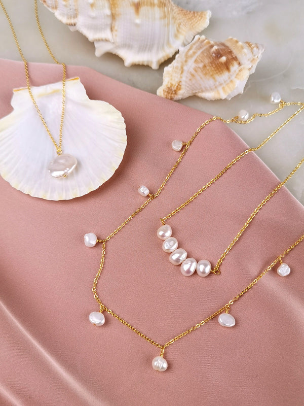 Las Salinas Gold Vermeil Necklace