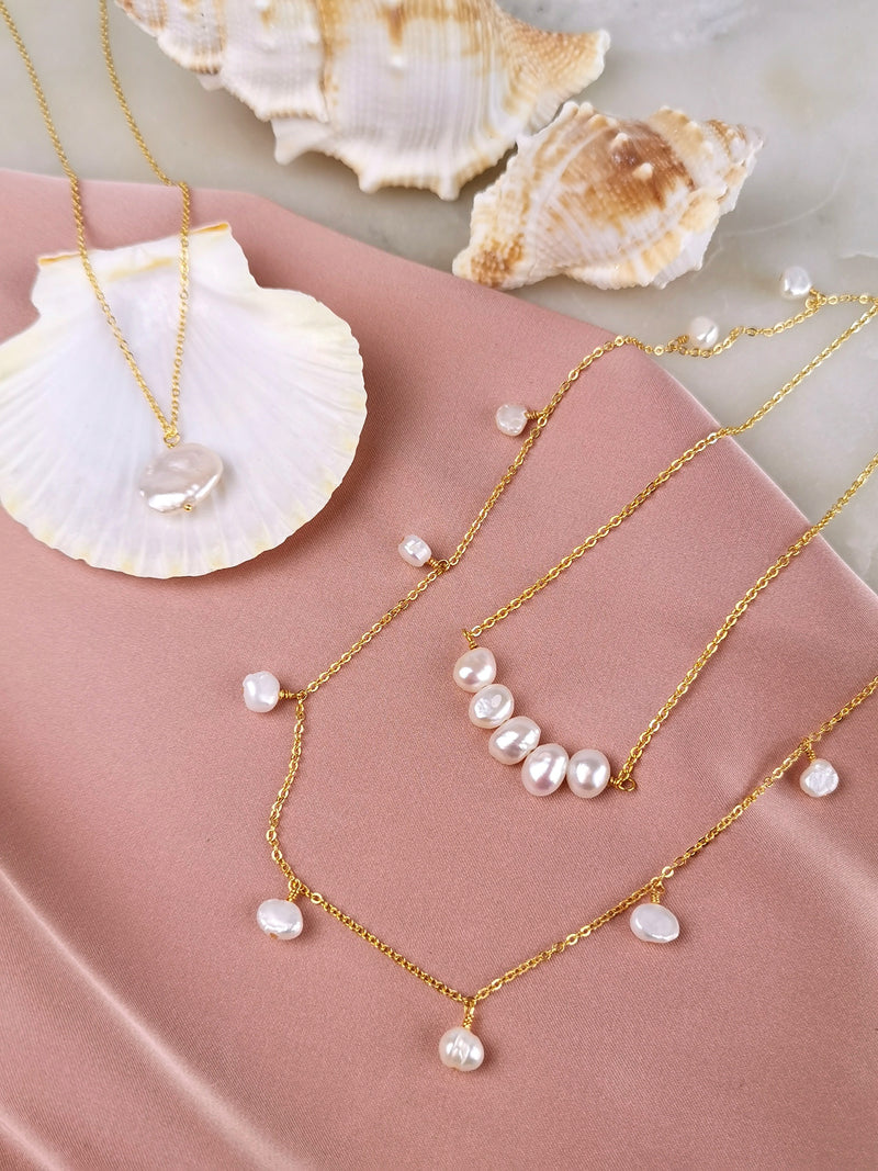 Las Salinas Gold Vermeil Necklace