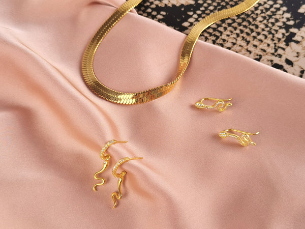Eve's Sin Gold Vermeil Climbers