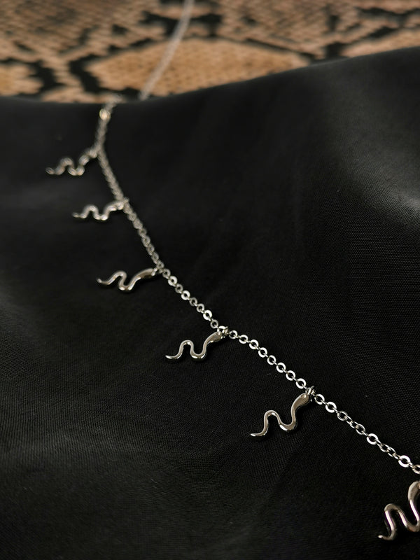 Adam's Sin Silver Necklace