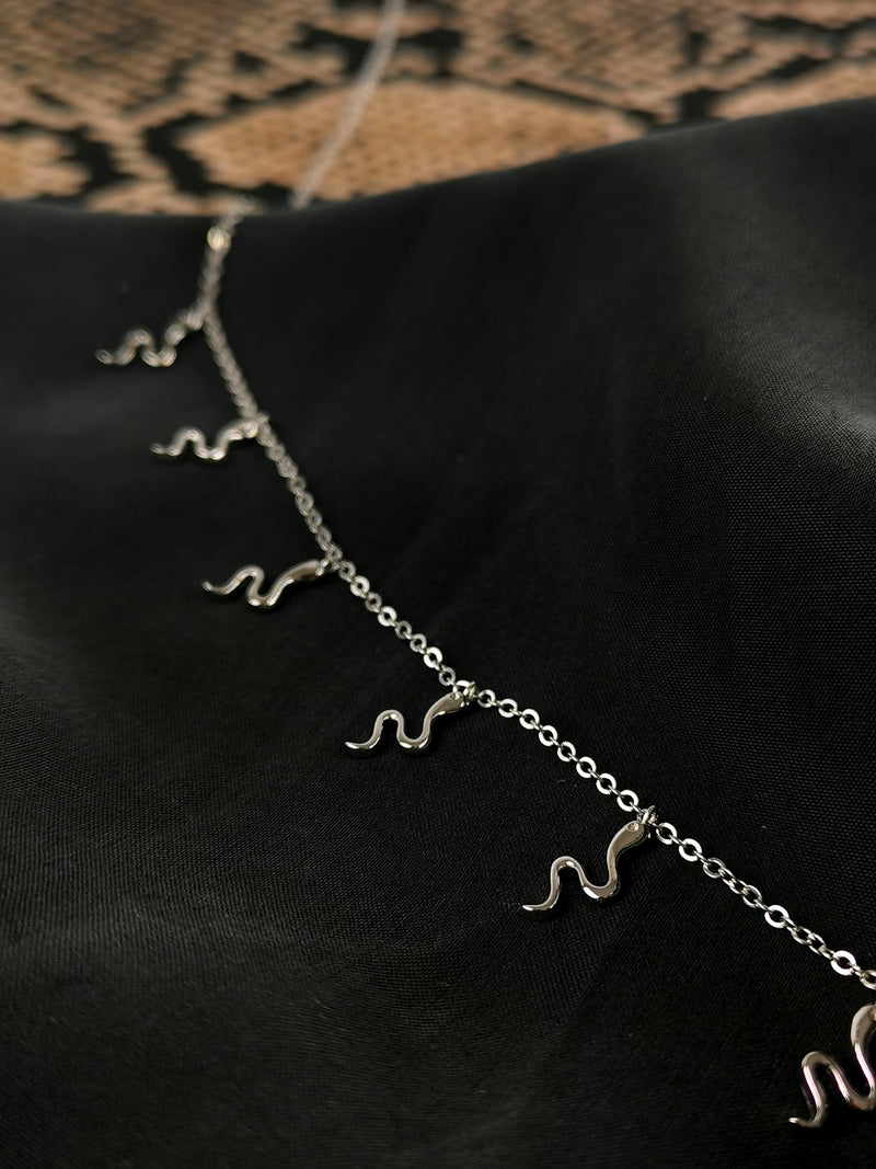 Adam's Sin Silver Necklace