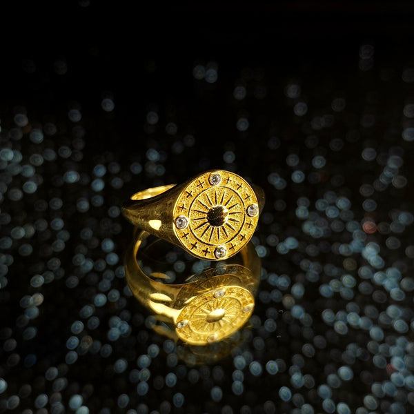 Cosmos Gold Vermeil Ring