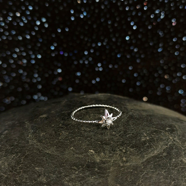 Polaris Star Silver Ring
