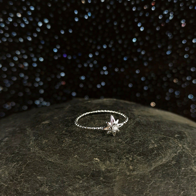 Polaris Star Silver Ring