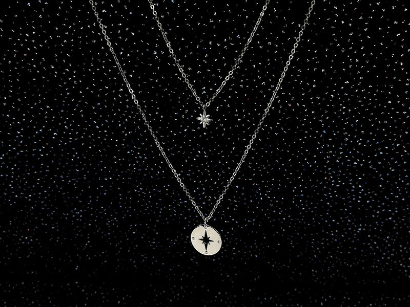 Northern Star Silver Necklace