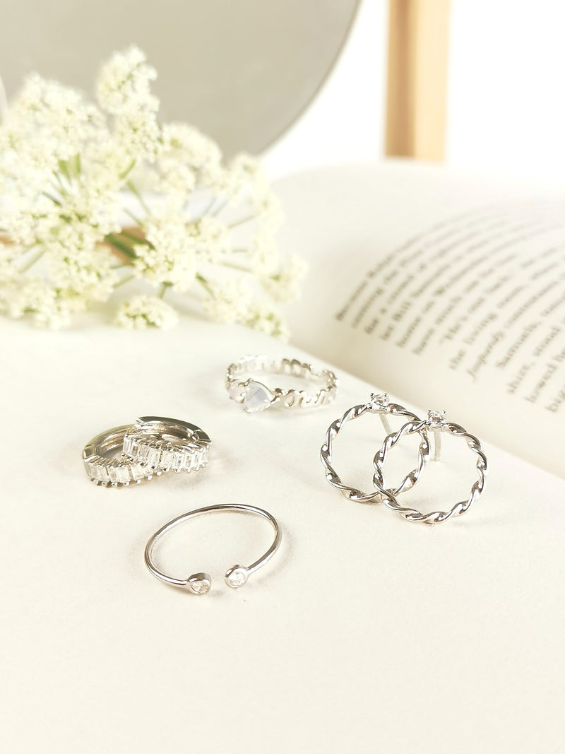 Elena Silver Earrings