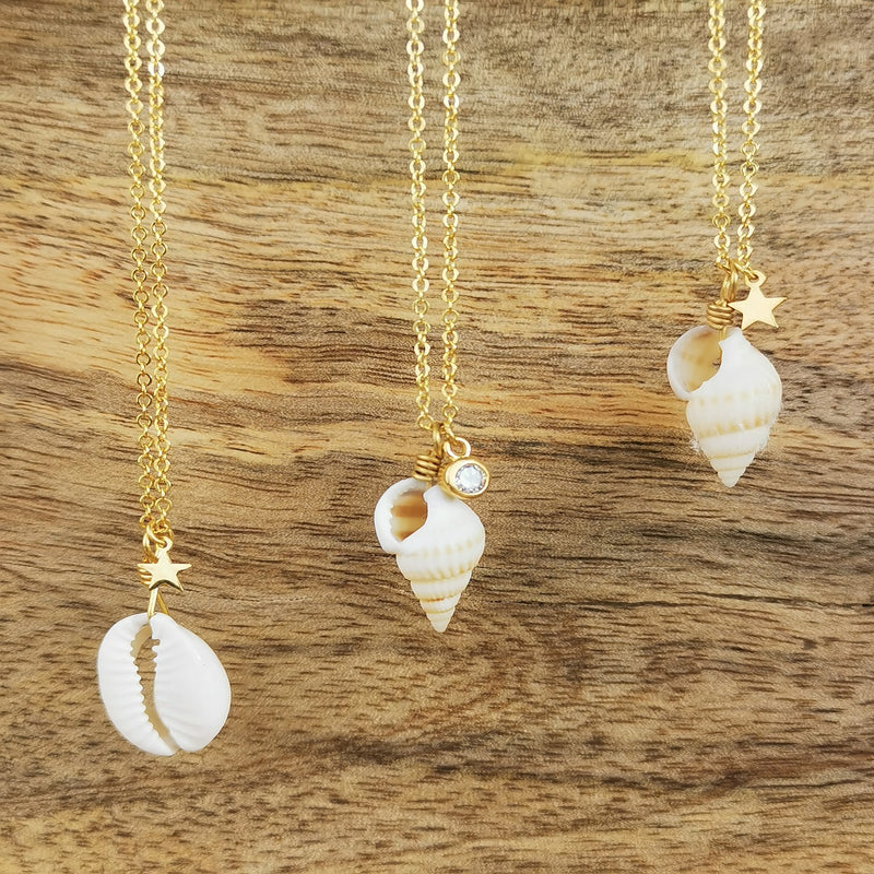 Conchas Gold Vermeil Necklace