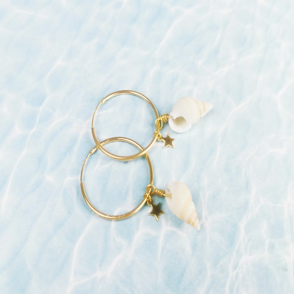 Neptune Gold Vermeil Earrings