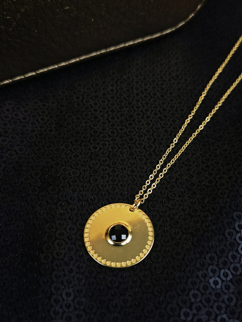 Lunar Eclipse Gold Vermeil Necklace